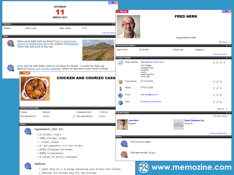 Memozine screenshot